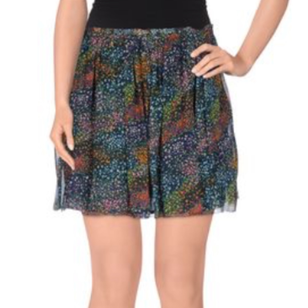 🚫SOLD🚫 Band of Outsiders Silk Print Mini Skirt M NWOT - Picture 7 of 8